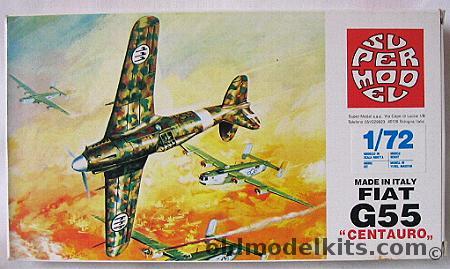 Supermodel 1/72 Fiat G-55 Centauro - Regia Aeronautica / R.S.I. / Luftwaffe / A.M.I., 10-001 plastic model kit